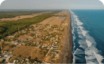 Relax on the beach of El Paredon: This small town on the Pacific coast is known for its beautiful beaches and surfing.